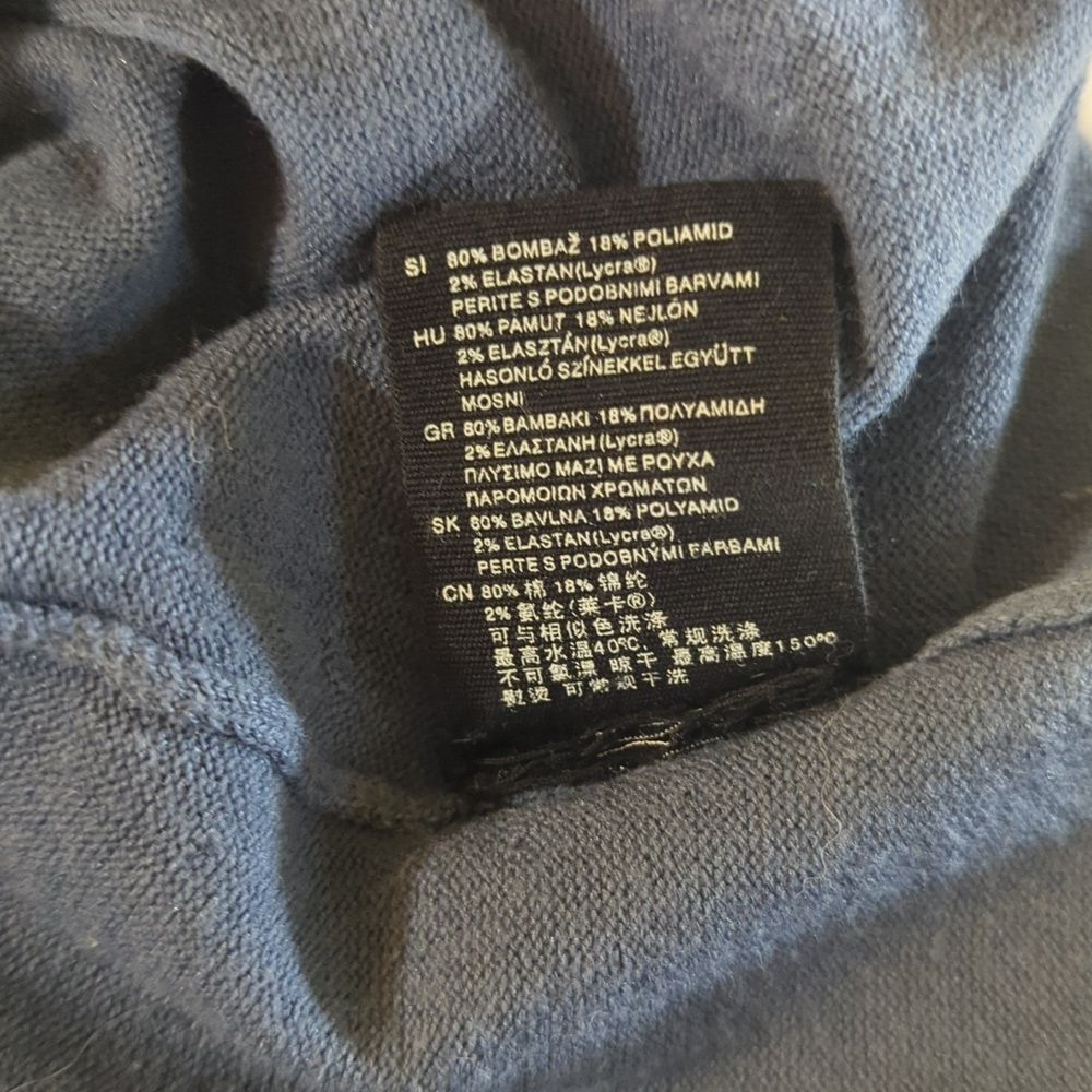 Y2K H&M Dark Blue Scoop Neck Sweater - Picture 6 of 8